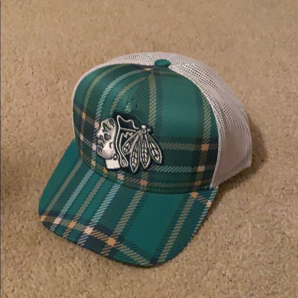 St. Patricks day blackhawks snapback